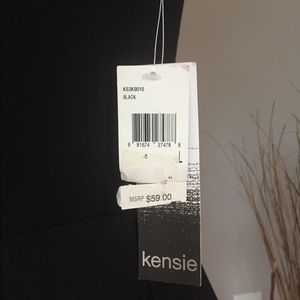 Black Kensie peplum dress